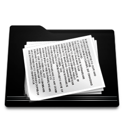 black folder documents